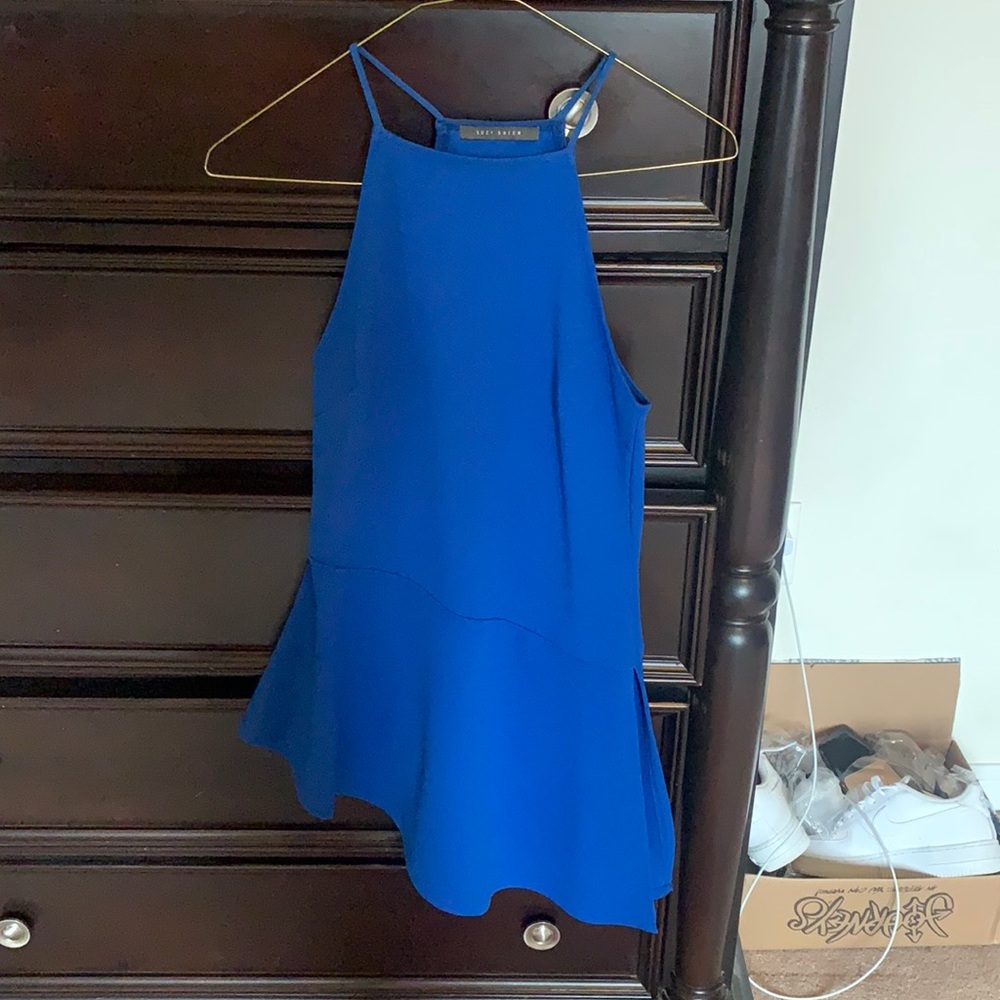 Fancy blue top